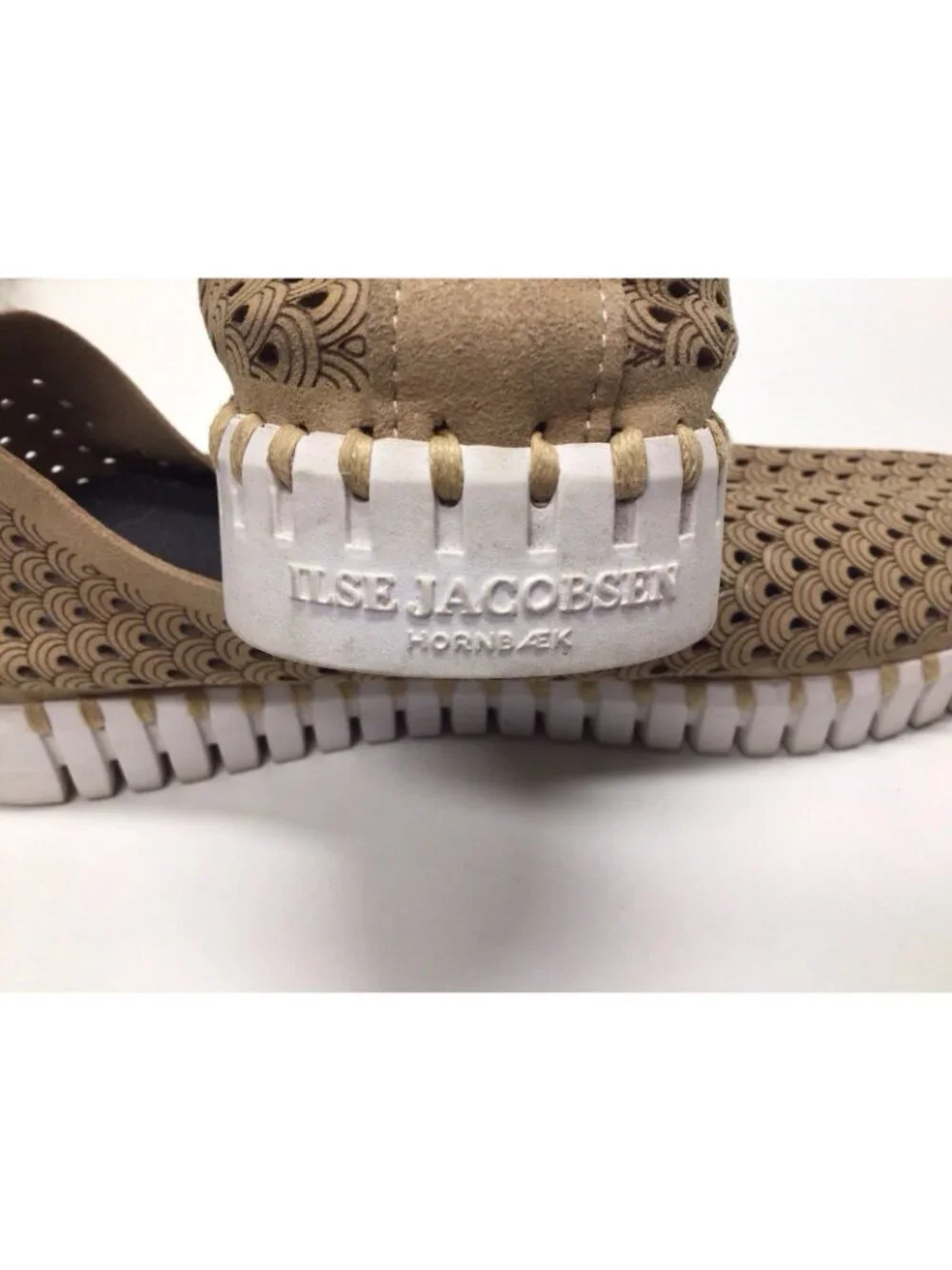 Ilse Jacobsen Tulip Women’s EU 37 US 6.5 Beige Leather Slip On Shoes Comfort